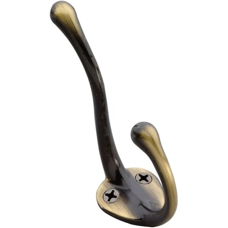 Hd Belwith 3 in. Hook- Antique Brass BWP27120 AB